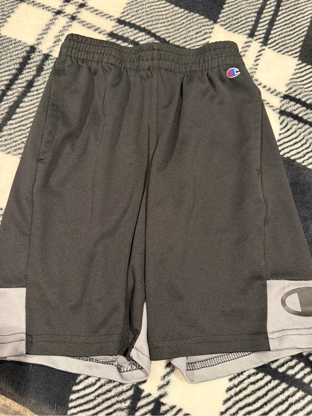 Champion Black and Grey Athletic Shorts